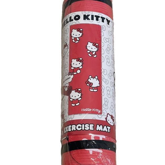Hello Kitty Sanrio Exercise Yoga Mat Red 24”×68" - Picture 1 of 2